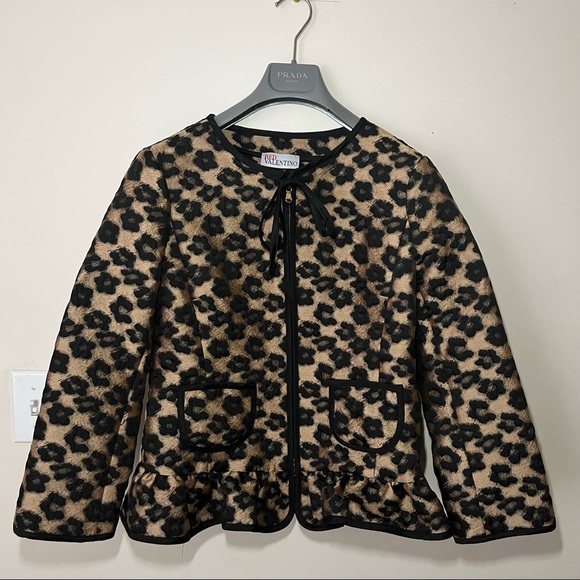 RED Valentino Jackets & Blazers - RED Valentino Jacquard Taffeta Jacket